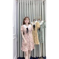 Đầm Hoa Vải Lụa