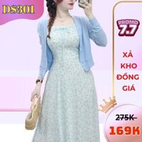 Đầm Hoa Voan Tằm Gân Thiết Kế TuTu Store Mã DS301