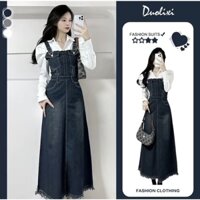 Đầm jeans cao cấp dáng Hàn Quốc