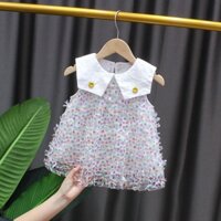 Đầm kim tuyến cho bé 0-3 tuổi.