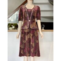 Đầm Kim Tuyến Trung Niên hàng cao cấp MS28(55kg - 70kg