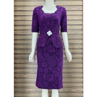 Đầm Kim Tuyến Trung Niên hàng cao cấp MS12 (55kg - 70kg)