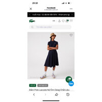 đầm lacoste chính hãng authentic