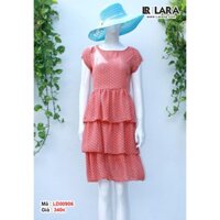 Đầm LARA xếp tầng bi cam