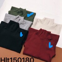 Đầm len body cổ lọ đen, đỏ, rêu