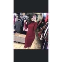 Đầm len dáng suông siêu yêu đón gió lạnh cho các chị em đẹp theo hot trend 2020