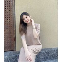 Đầm len lông thỏ rá.raa dáng suông mềm mịn dài 103cm vnxk