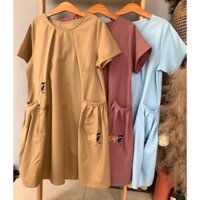 Đầm linen thêu