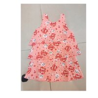Đầm lụa 3 tầng thỏ dành cho bé gái