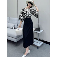 Đầm lụa tay cánh dơi phối thun cao cấp. Nhập QC