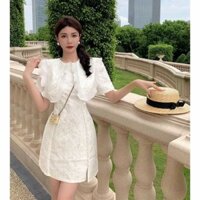 đầm lụa trắng voan