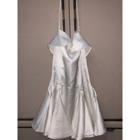 đầm lụa trắng xoè cao cấp