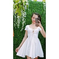 Đầm mango trắng