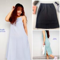 Đầm maxi cổ yếm, đầm váy yếm Naha