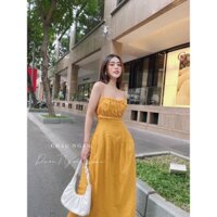 ĐẦM MAXI DÀI 2 DÂY