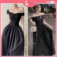 Đầm maxi dài trễ vai đi biển (SN071)