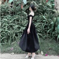 Đầm maxi dài trễ vai đi biển (SN071)