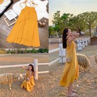 Đầm maxi đi biển , dạo phố cao cấp phòng cách Hàn Quốc