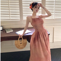 Đầm Maxi Đi Biển Họa Tiết Đẹp Lưng Hở Gợi Cảm Kiểu Hàn Quốc Coolline