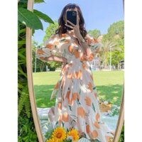 Đầm Maxi Đi Biển Phong Cách Hàn Quốc