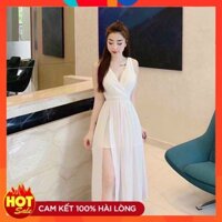 ĐẦM MAXI ĐI BIỂN VÀ DẠO PHỐ CỔ TIM TÙNG XẾP LY CHẤT LIỆU VOAN CHINGFON THOÁNG MÁT yummyfashion1