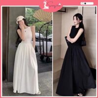Đầm maxi đi biển, váy xoè dự tiệc (SN052)