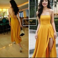 Đầm Maxi dự tiệc, đi biển, đi chơi, cafe, dạo phố, sành điệu, Maxi dáng dài,chất đũi nhăn cao cấp tại xưởng may NER-N112