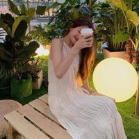 ĐẦM MAXI HAI DÂY VOAN DỊU DÀNG ĐI BIỂN DẠO PHỐ DỰ TIỆC HÀNG QUẢNG CHÂU LOẠI 1