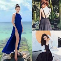 Đầm Maxi Hở Lưng Quyến Rũ Sexy Dạo Biển Tắm Biển BY4287