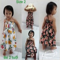 Đam maxi voan cho bé 1-7 tuổi