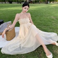 Đầm Maxi Voan Dây Ngọc tiểu thư