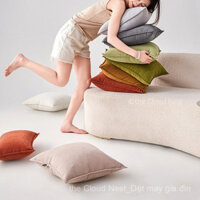 Đám mây Nest☁Gối ôm SOFA PHÒNG KHÁCH họa tiết xương cá Chenille đơn giản gối tựa đầu giường dày dặn chất lượng cao gối tựa lưng gối tựa lưng 50x50 gối tựa lưng 40x60 gối tựa màu trơn Bắc Âu 60x60 50x70