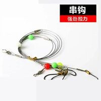 Đám mây nổi dây thép chống cuộn dây móc số 20 Maruyo nổ móc câu cá biển nguồn cung cấp cá móc phụ kiện biển cực câu cá lưởi câu ếch lưỡi câu