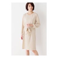 Đầm midi chấm bi Grove xuất Nhật sz M