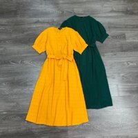 Đầm MIXXO Tay Phồng Cột Eo 2M