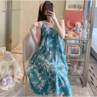 ĐẦM NGỦ 2 DÂY CHẤT LIỆU COTTON LỤA