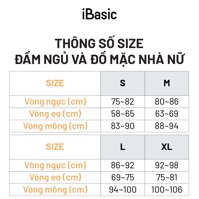Đầm ngủ hai dây thun Cotton in hoạ tiết phía trước iBasic SW007 - Xanh cổ vịt - L