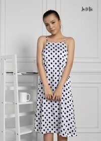 Đầm Ngủ Lụa Satin 2 Dây Cổ Vuông Maxivic, La Mộc - MM112124 - L