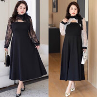 Đầm nhung bigsize -  maxi bigsize - Đầm đi biển - Đầm dự tiệc - Đầm thời trang bigsize 45-120kg