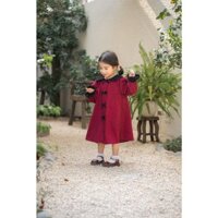 ĐẦM NHUNG ĐỎ BÉ GÁI, ĐẦM BABYDOLL BÉ GÁI, ĐẦM NƠ BÉ GÁI, VÁY TẾT 2024 CHO BÉ