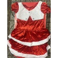 Đầm noel nhung cho bé gái size lớn