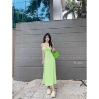 Đầm Nữ 2 Dây Kẻ Sọc Thiết Kế Nhẹ Nhàng Chất Thun Lạnh Đẹp Siêu Hot NEW UNISEX