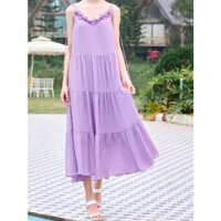Đầm nữ 2 lớp hai dây B990-503M (La Muse) B990-503M La Muse