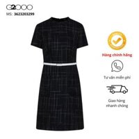 Đầm Nữ G2000 (3623203299) Màu Đen Sọc Caro (PK:Dây Nịt)