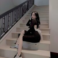 ĐẦM NỮ TAY DÀI ĐUÔI CÁ CHẤT THUN NƠ LƯNG SAU V595 - LISA