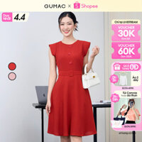 Đầm nữ thiết kế A xòe tay cánh tiên thời trang GUMAC DE06006