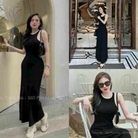 Đầm Nữ Thun kiểu dáng body suông không tay sang trọng tinh tế