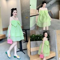 Đầm Nữ Xốp Babydoll Dễ Thương Bầu Mặc Vừa
