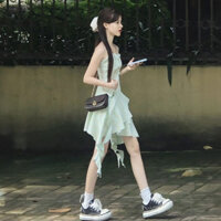 Đầm ống nhỏ Váy xù