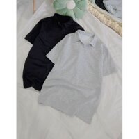ĐẦM POLO SUÔNG BASIC MÀU ĐEN,XÁM
